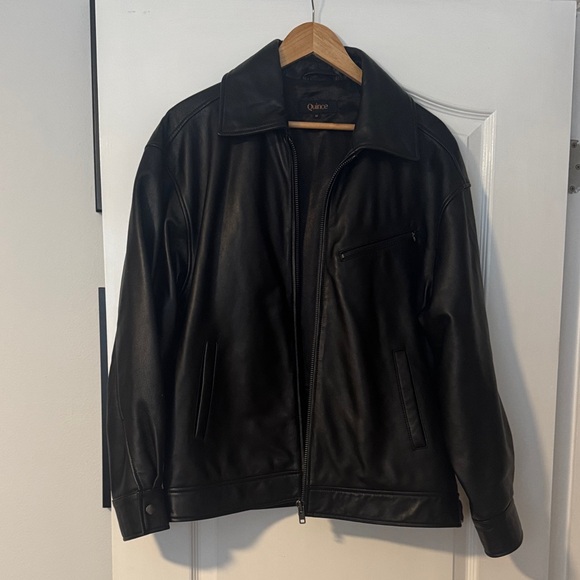 Quince 100% Leather Jacket - Picture 3 of 3